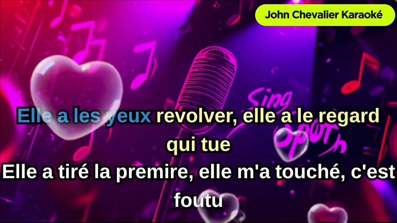 Karaoké LES YEUX REVOLVER 🎼🎵Tenari Sound 🎼🎵#johnch🌺