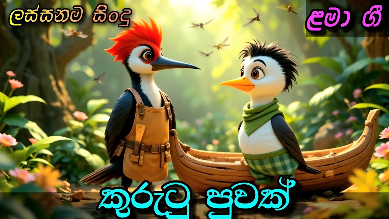 Kurutu Puwak | කුරුටු පුවක් | Sinhala Kids Song | Sinhala Lama Geetha | ළමා ගීත