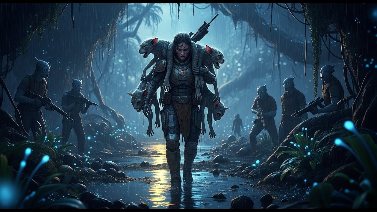 The Night Was Mayhem — The Human Returned Soaked, Carrying Every Cub Alive