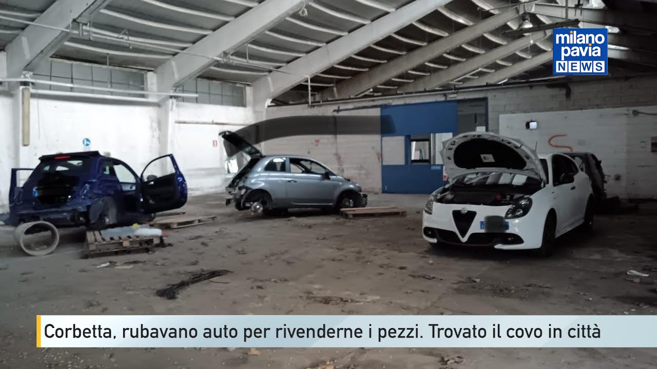 Corbetta, auto rubate per rivenderne i pezzi. Trovato il covo della banda in città