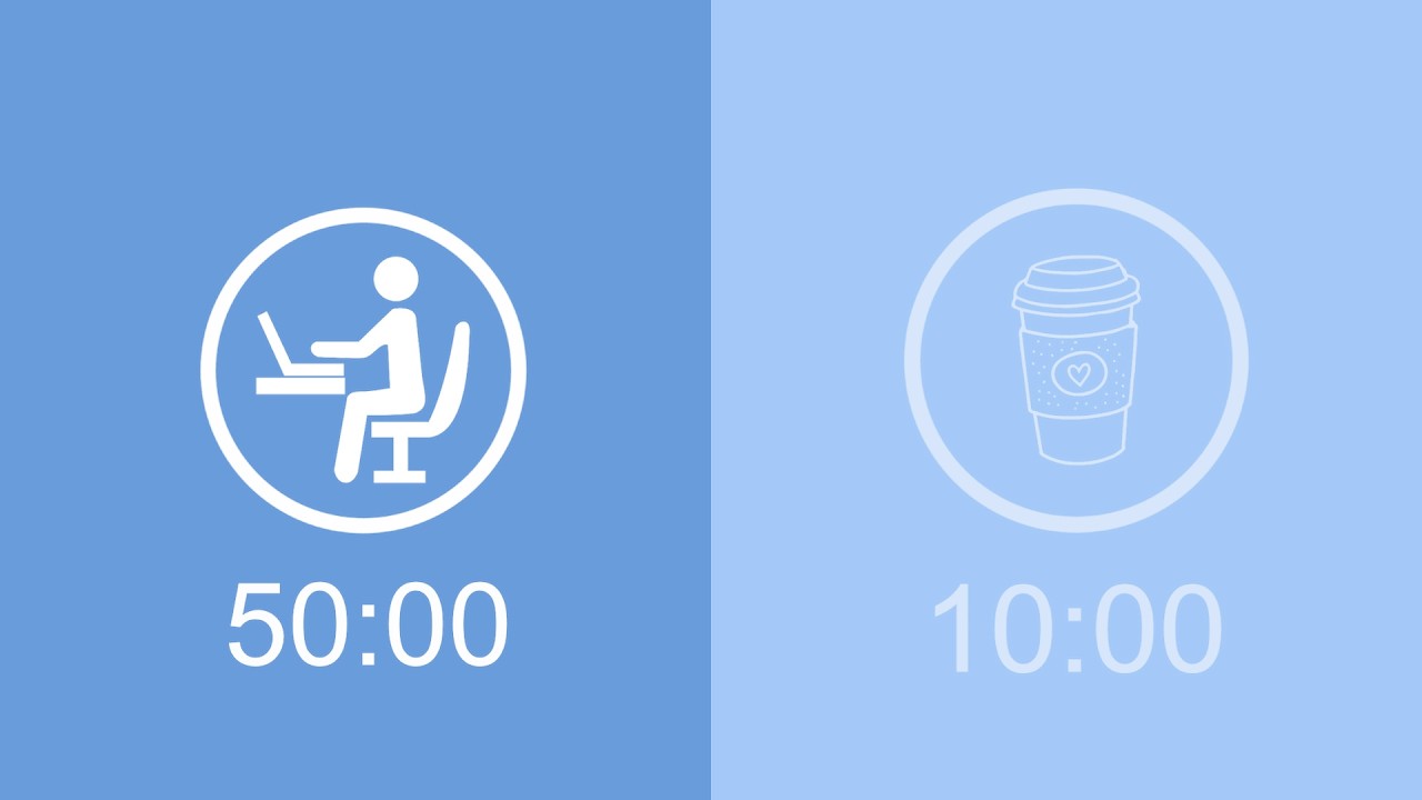 50/10 Pomodoro Timer with Pink Noise 🎧 6-Hour Study with Me for Deep Focus & ADHD ✨