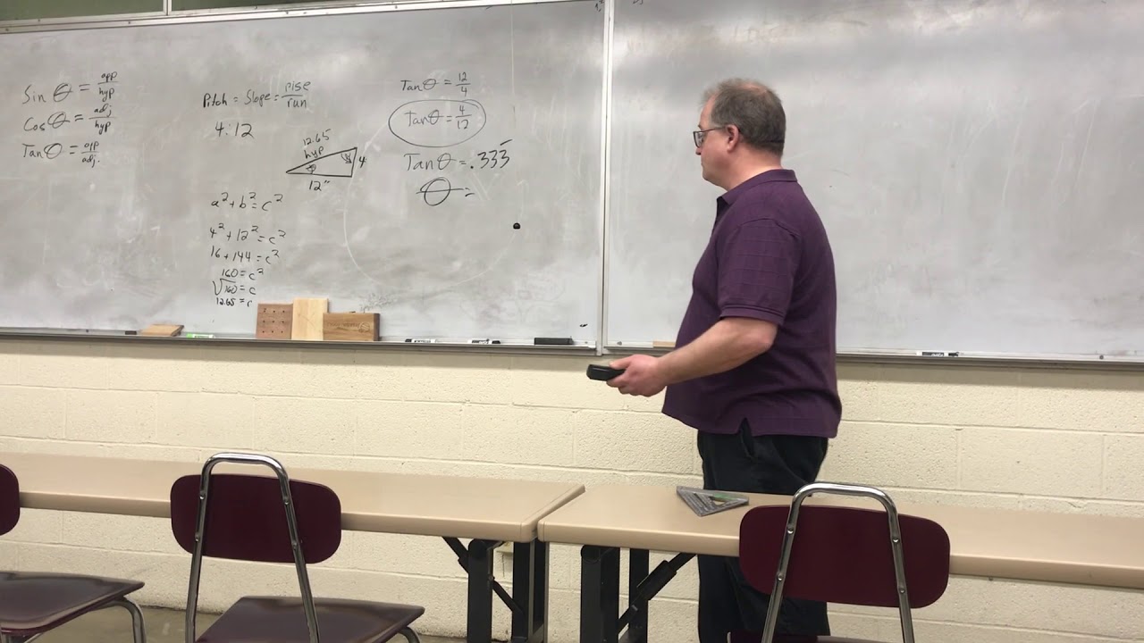 Using Trigonometry for Roof design and rafter layout