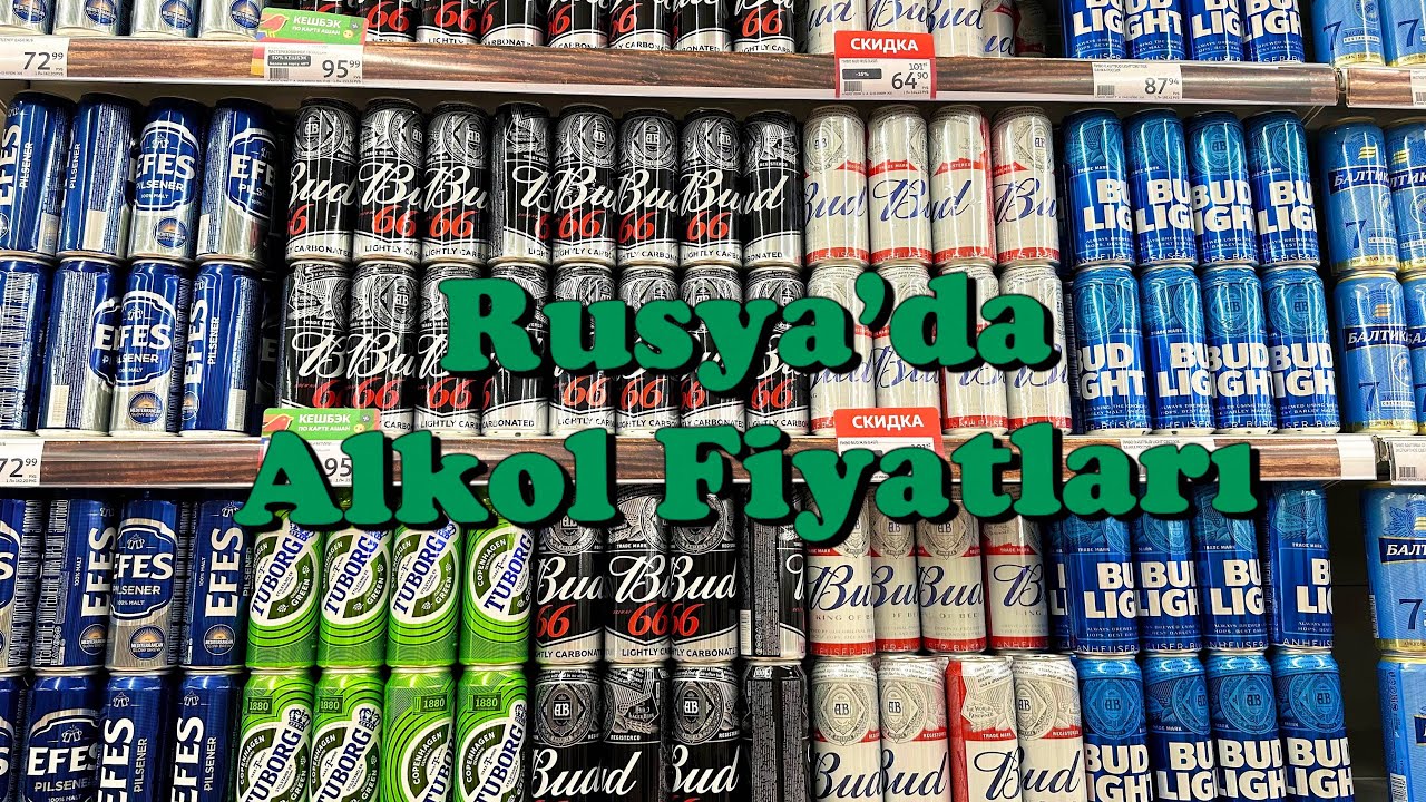 Rusya’da Alkol Fiyatları 2023 | Yaptırımlardan Sonra Güncel Fiyatlar | Alcohol Prices in Russia 2023