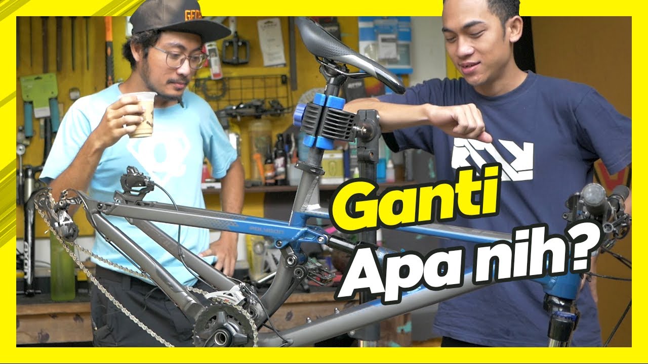 Asep Geprex Belajar Upgrade Sepeda