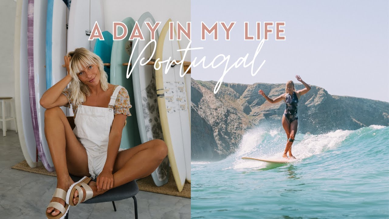 A DAY IN MY LIFE IN PORTUGAL + Getting a new surfboard shaped