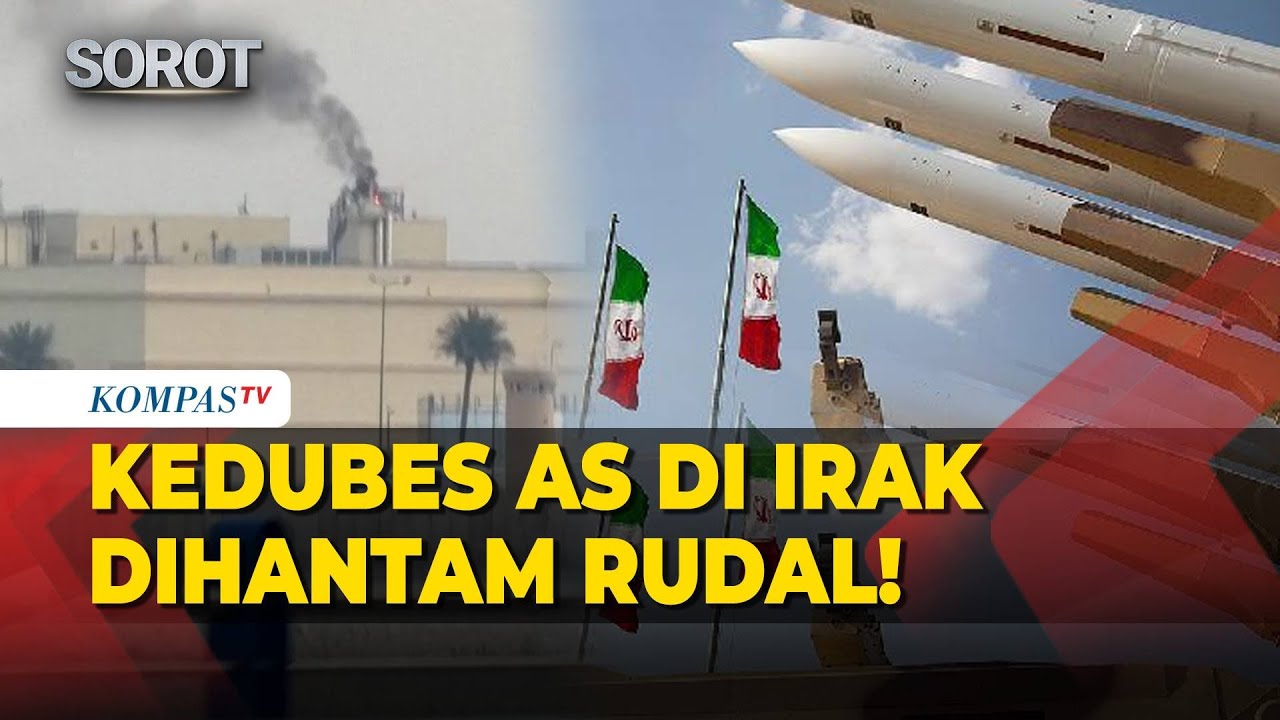 Asap Hitam Mengepul! Kedubes AS di Irak Dihantam Rudal