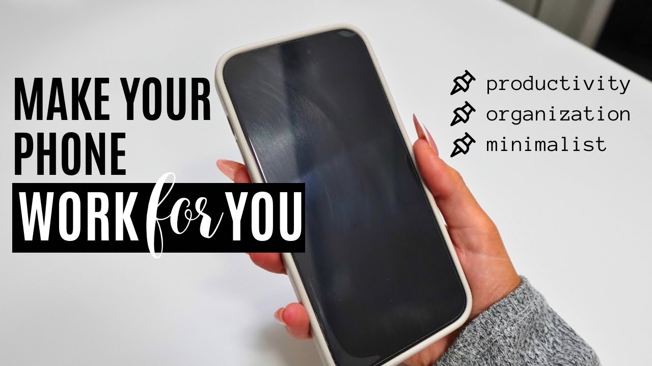 What’s on my iPhone: PRODUCTIVITY + ORGANIZATION + MINIMALIST | itsactuallyak