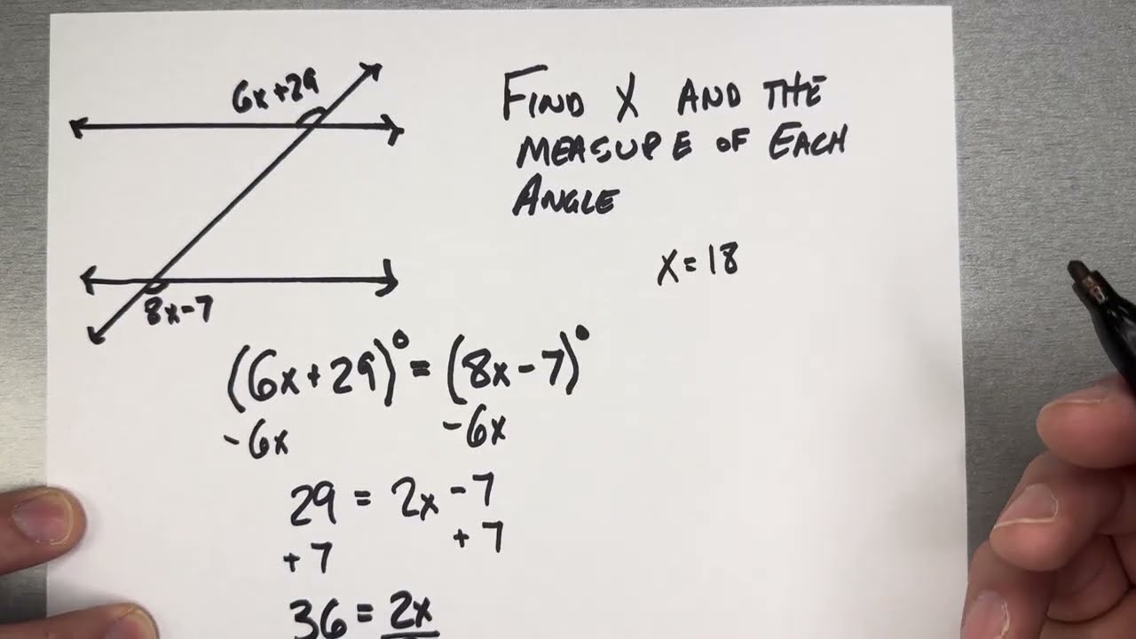 Angle Relationships - Example 3