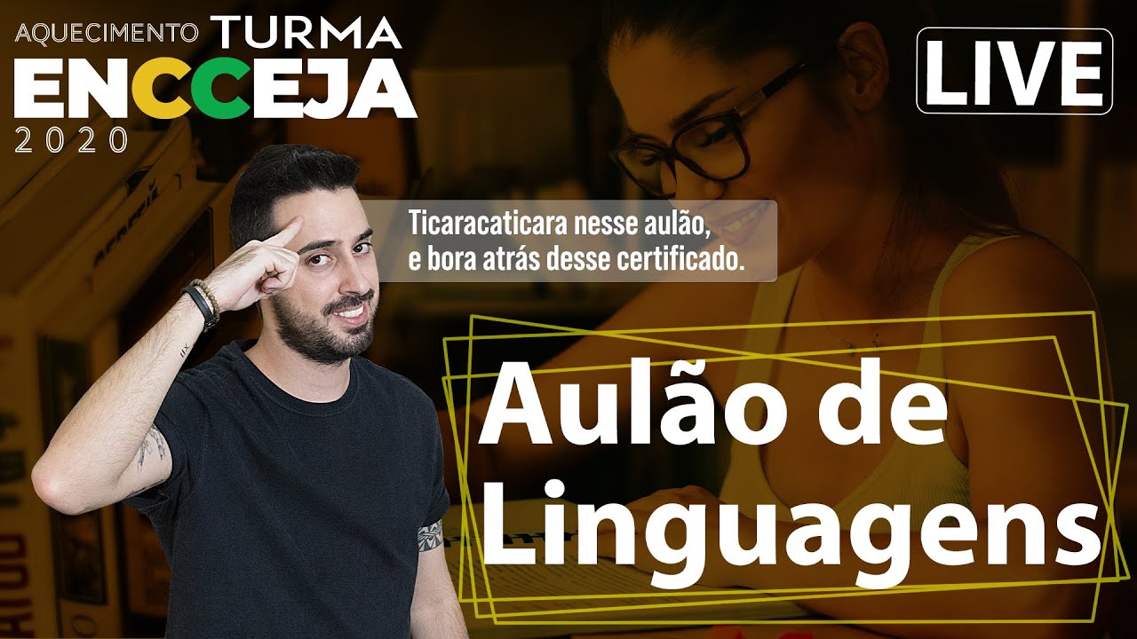 ENCCEJA 2021 - Aula de Português