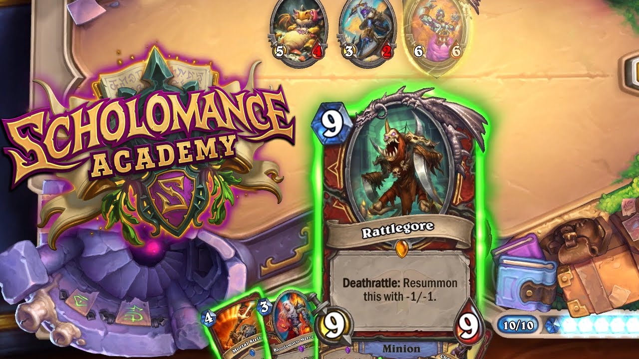 Hearthstone - Rattlegore Gameplay (Scholomance Academy)