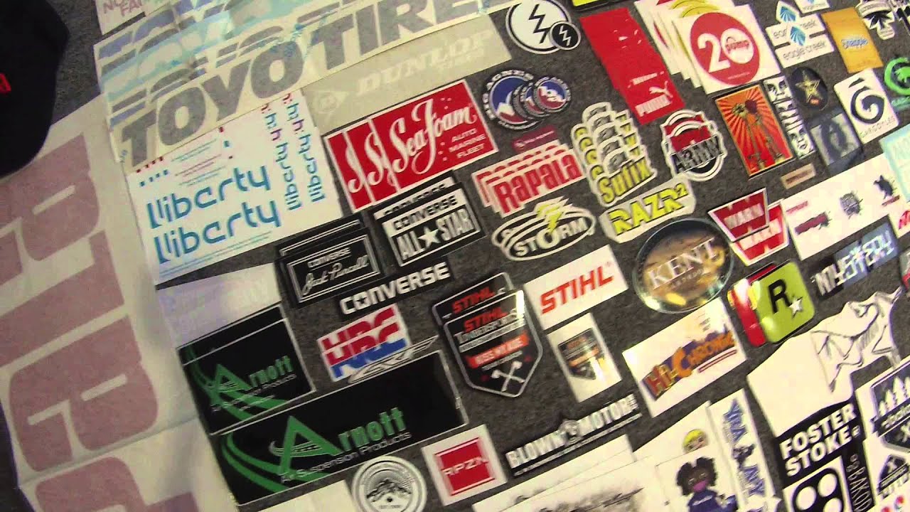 Free Stickers (100 brand/company) HD