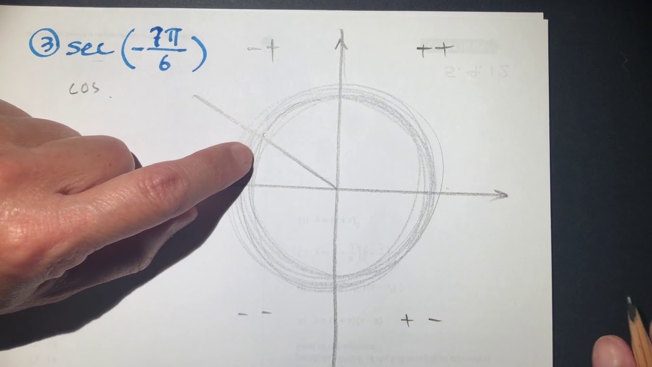 High school math - trigonometry values asmr