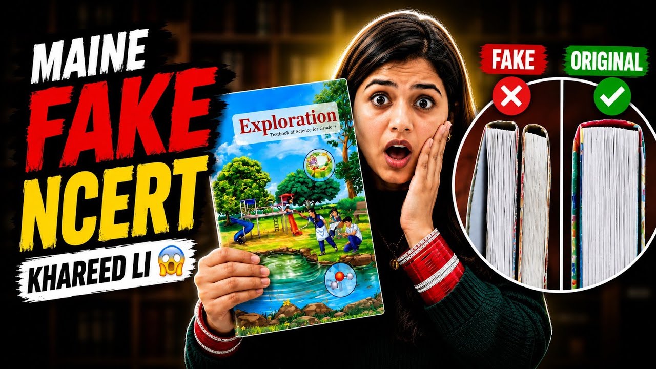 &ldquo;Fake vs Original NCERT Kaise Pehchane? 😳