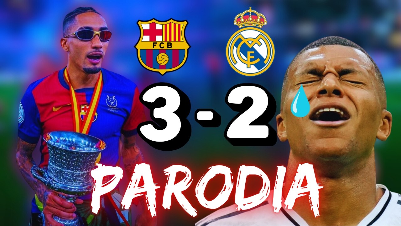 ♫ Canción Barcelona vs Real Madrid 3-2 | Parodia Supercopa ♫