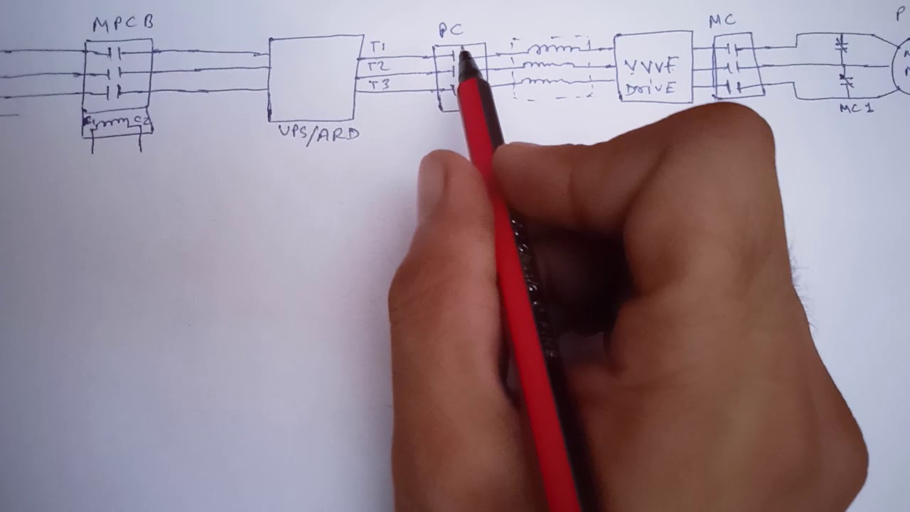 Elevator/Lift power supply wiring diagram