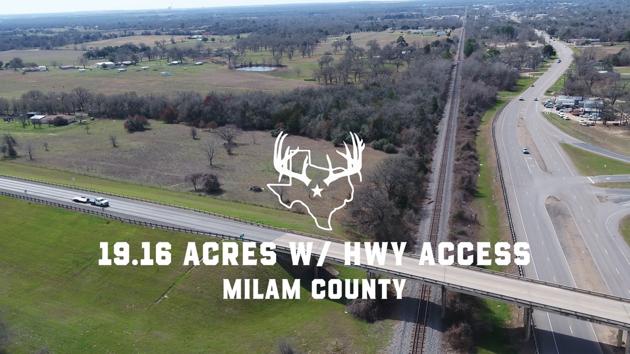 19.16 Acres w/ Hwy Access in Milam County