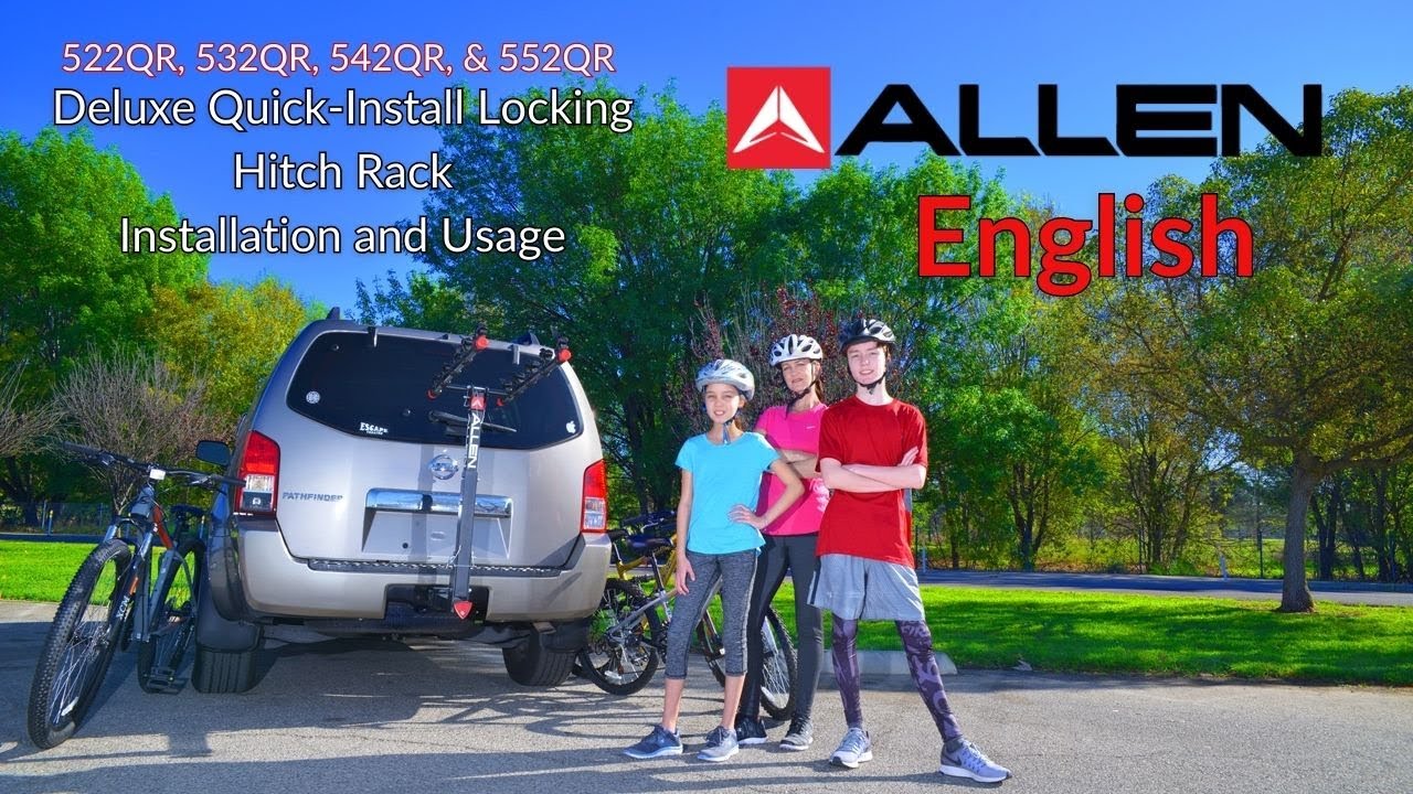 Видео о креплении Allen Sports Deluxe QR Hitch Rack