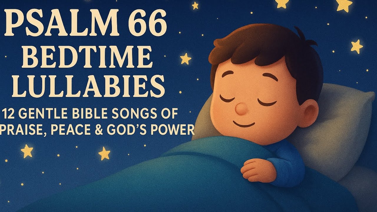 Psalm 66 Bedtime Lullabies | 12 Gentle Bible Songs of Praise, & God’s Power | Peaceful Lullabies 