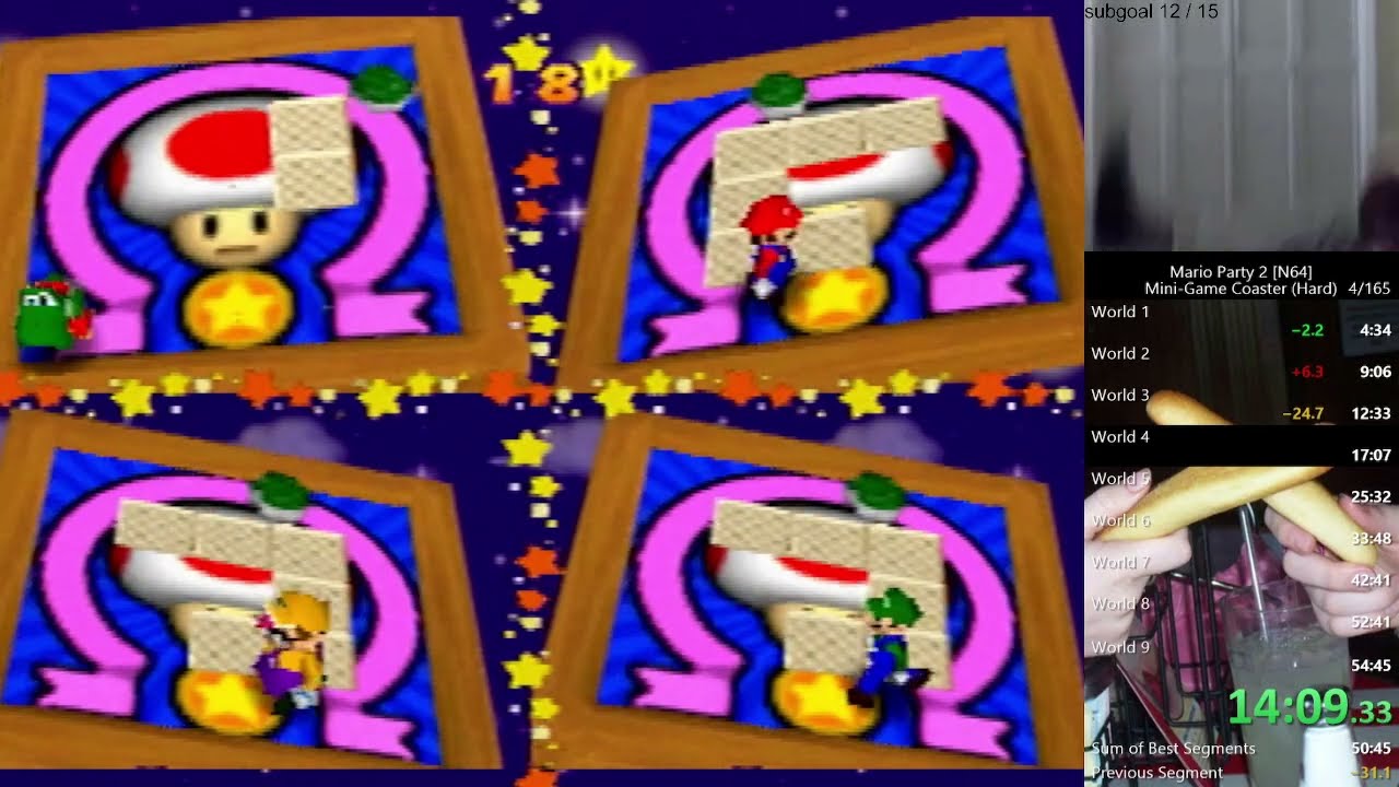 Mario Party 2 Mini-Game Coaster (Hard) in 48:58
