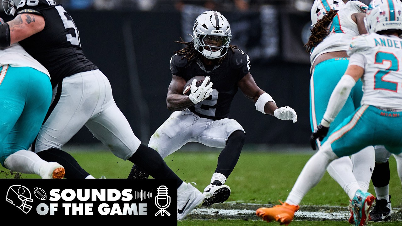 Raiders' Week 1 Win vs. Miami Dolphins | Sounds of the Game