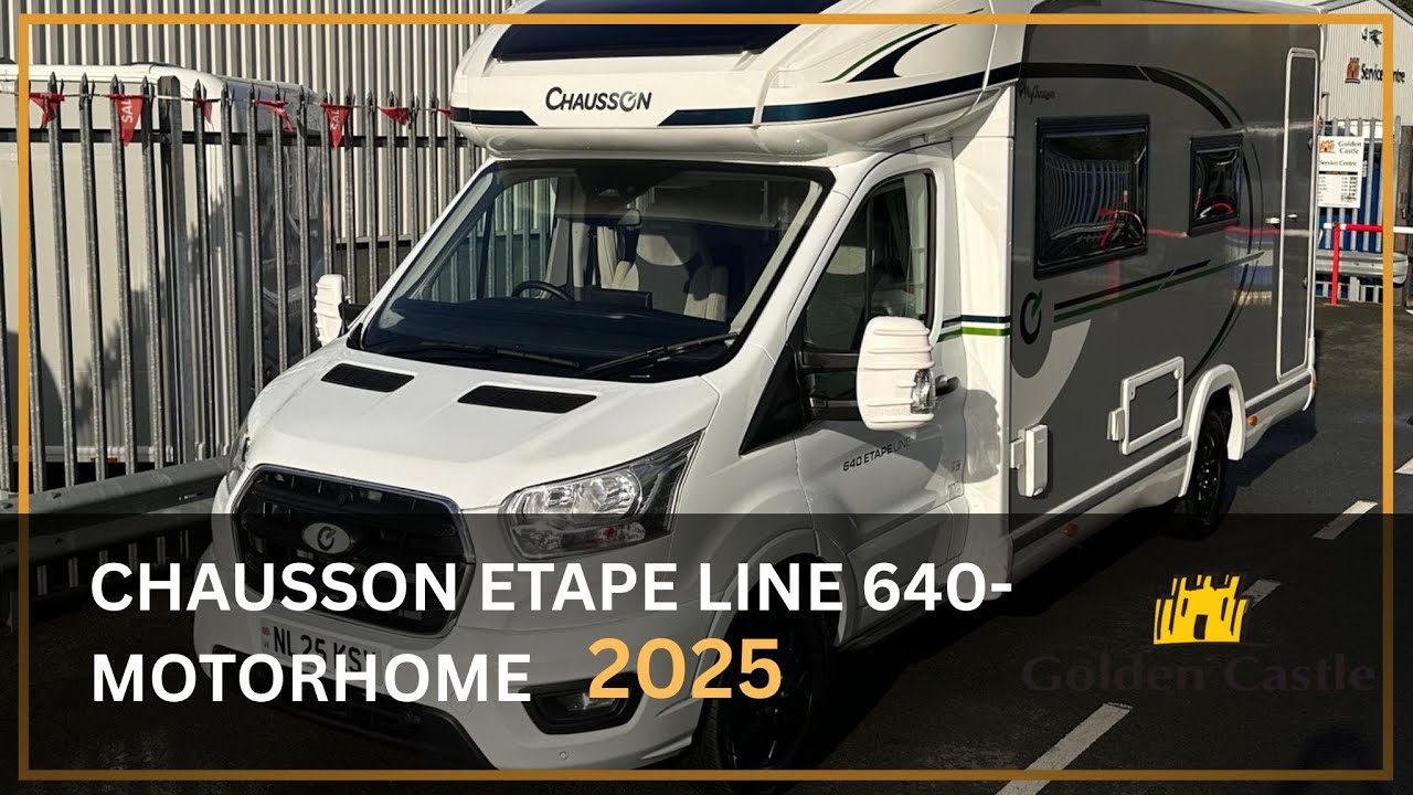Обзор подержанного автодома Chausson Etape Line 640 2025 года | Модернизация на 4000 кг, автомат ...