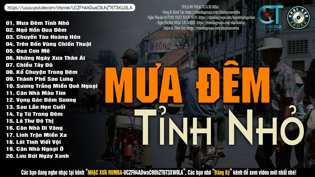 Nhạc Xưa Rumba Hiếm Có Vô Cùng | MƯA ĐÊM TỈNH NHỎ - Lk Nhạc Lính Xưa, Nhạc Xưa 1975 Hay Bất Hủ