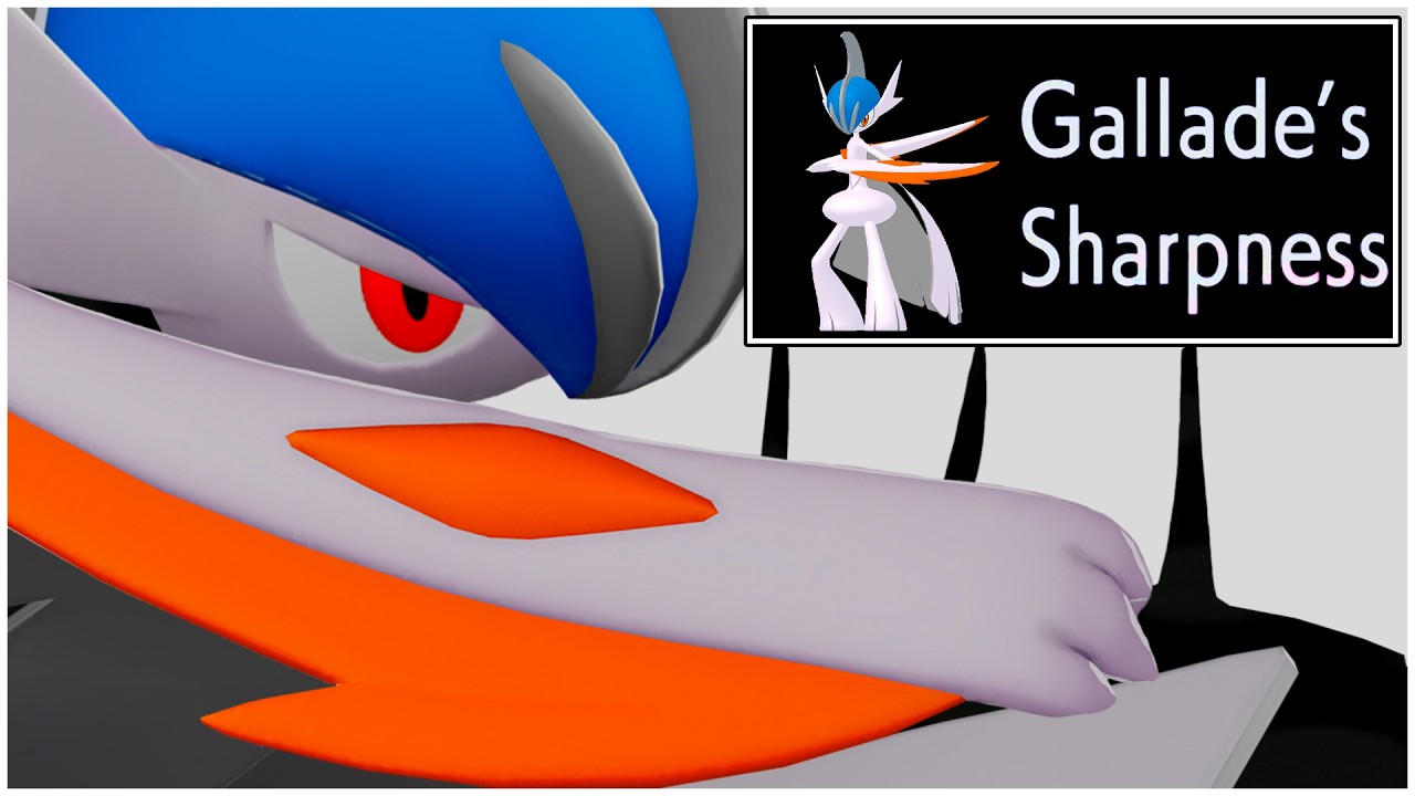MEGA GALLADE Pokemon Champions Best Moveset Team - How To Use Mega Gallade Competitive Sharpness VGC