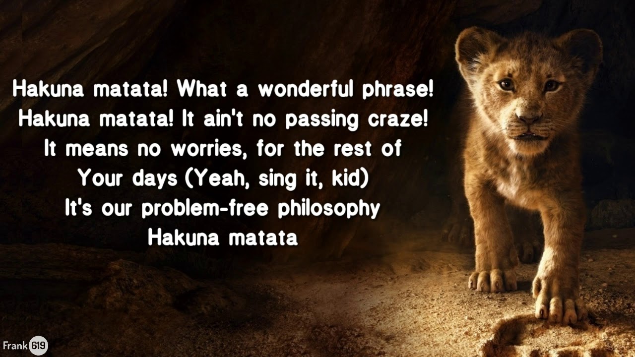 Hakuna Matata 🎵 (Lyric) (From The Lion King)