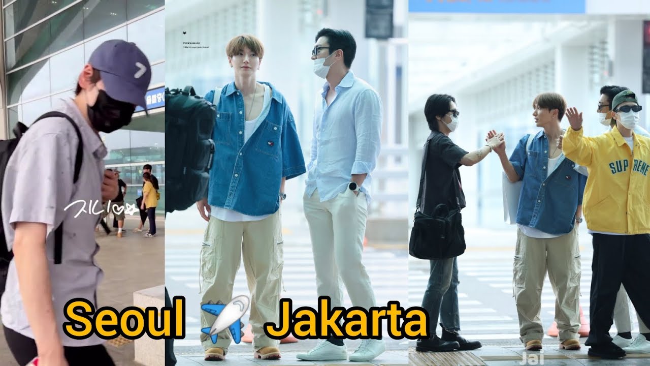 240913 SUPER JUNIOR at ICN To Jakarta For Spin Off Halftime in JKT ✈