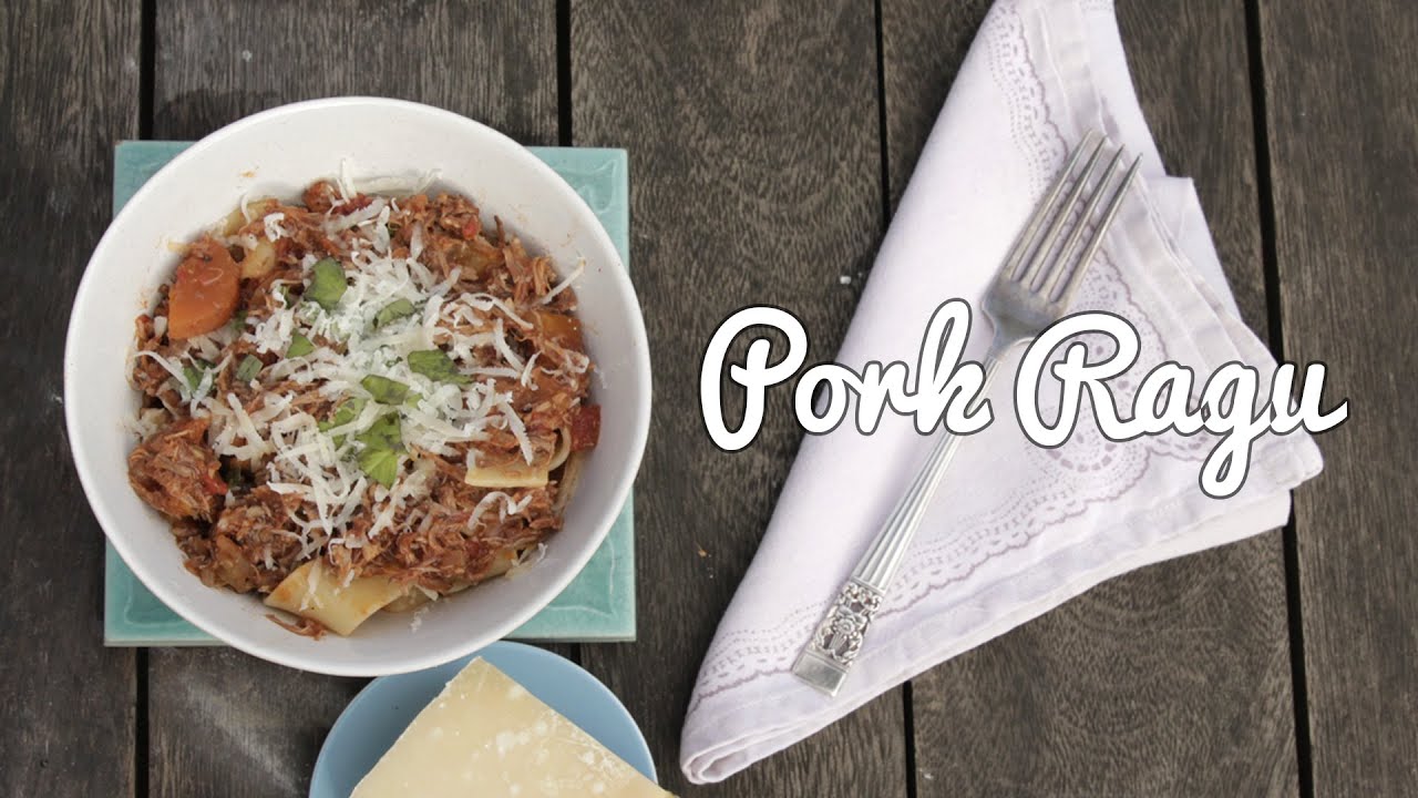 DINNER PARTY RECIPES | Melt In Your Mouth Pork Ragu Recipe