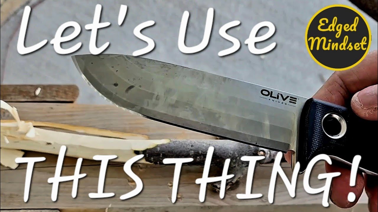 But Does It Actually Cut!?! Olive Knives Arbor Fixed Blade
