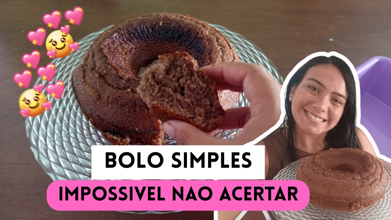 O bolo mais fácil que você já viu! 🍰✨
