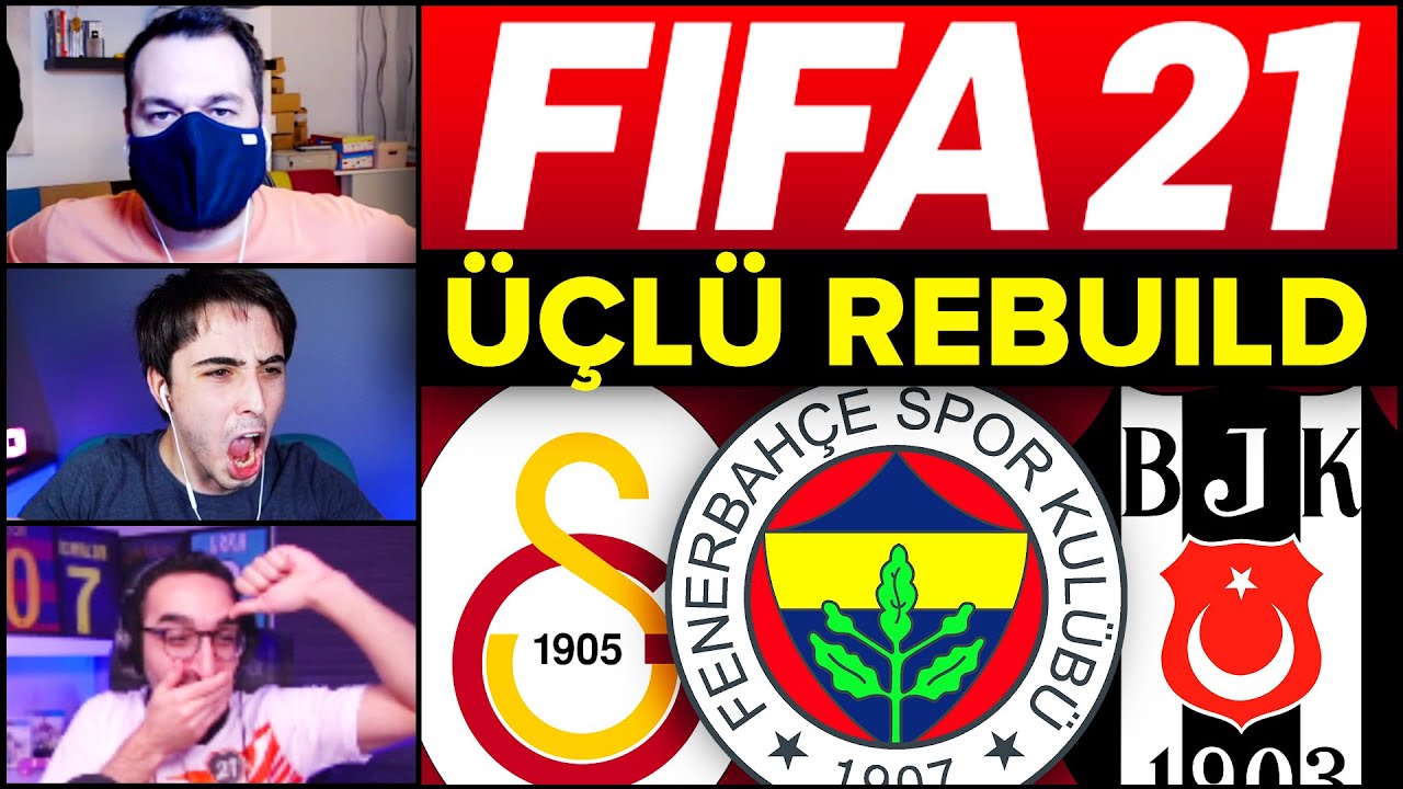 FIFA 21 İSTANBUL ÜÇLÜ REBUILD // FENERBAHÇE vs GALATASARAY vs BEŞİKTAŞ // KARİYER MODU