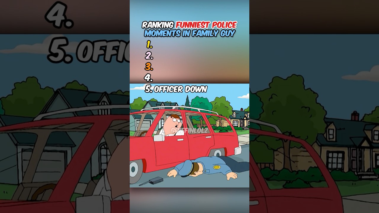 Ranking Funniest Police Moments In Family Guy😂