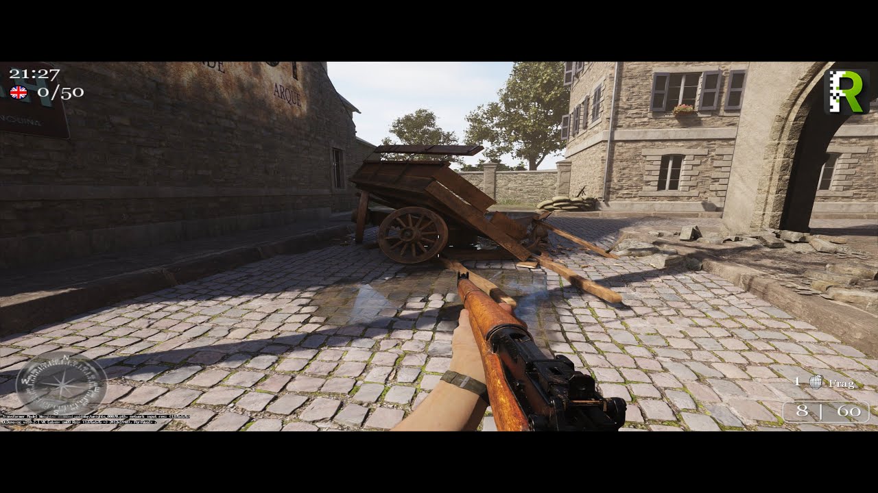 Call of Duty 2 RTX Remix of Carentan (Weather Showcase) - Path Tracing - DLSS 4 - UltraWide