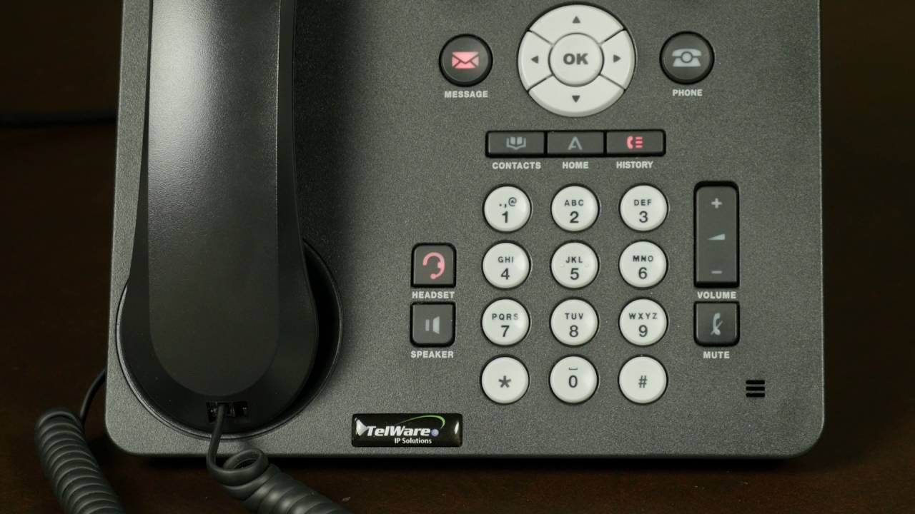Avaya 9608 End User Training - TelWare