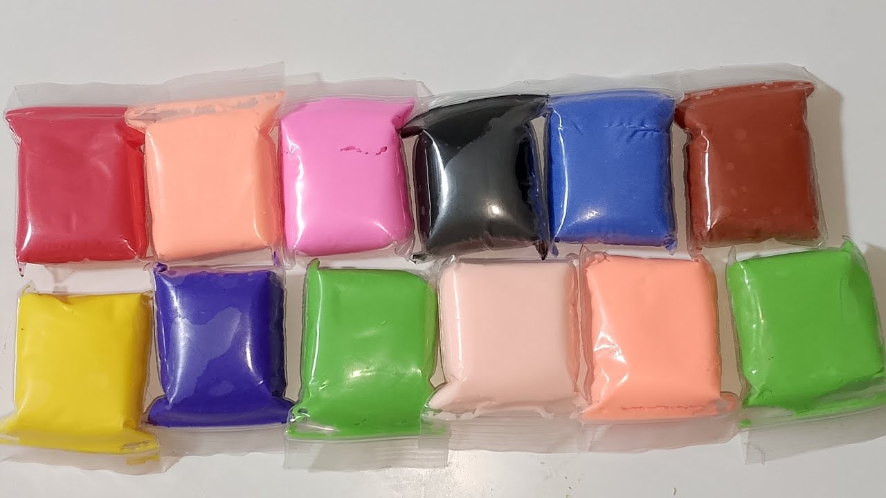 Enjoy Vidoes Satisfying clay mixed colors from small to large super clay #clay