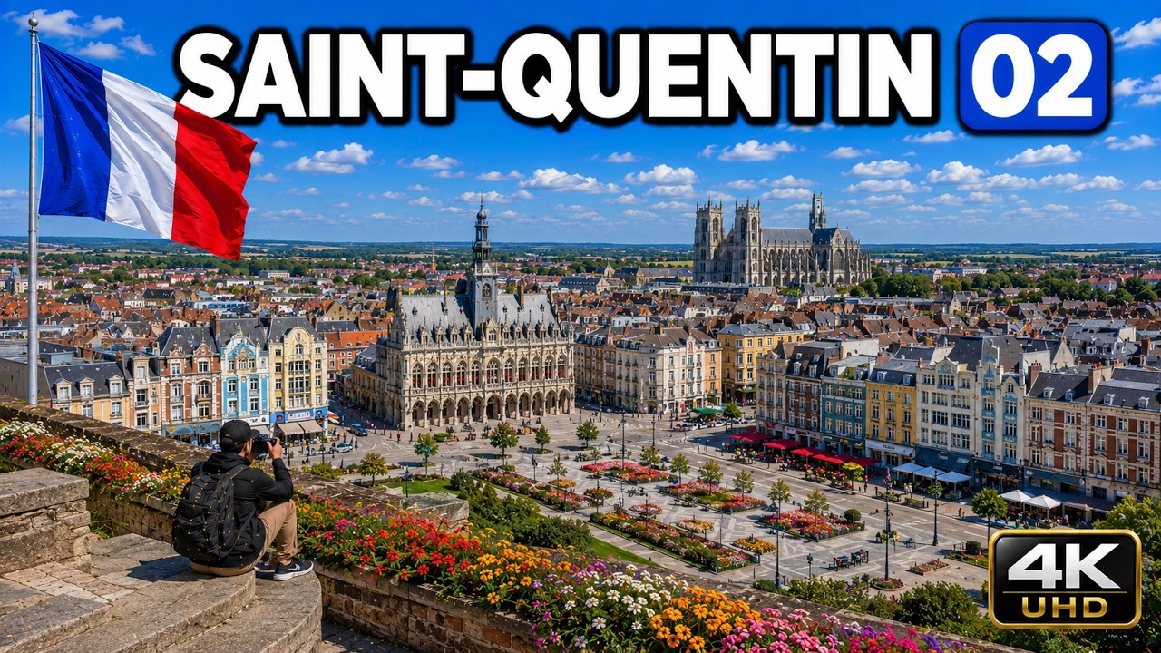 Saint Quentin #1 (02) [4k] 74eme video - La commune la plus conviviale faite