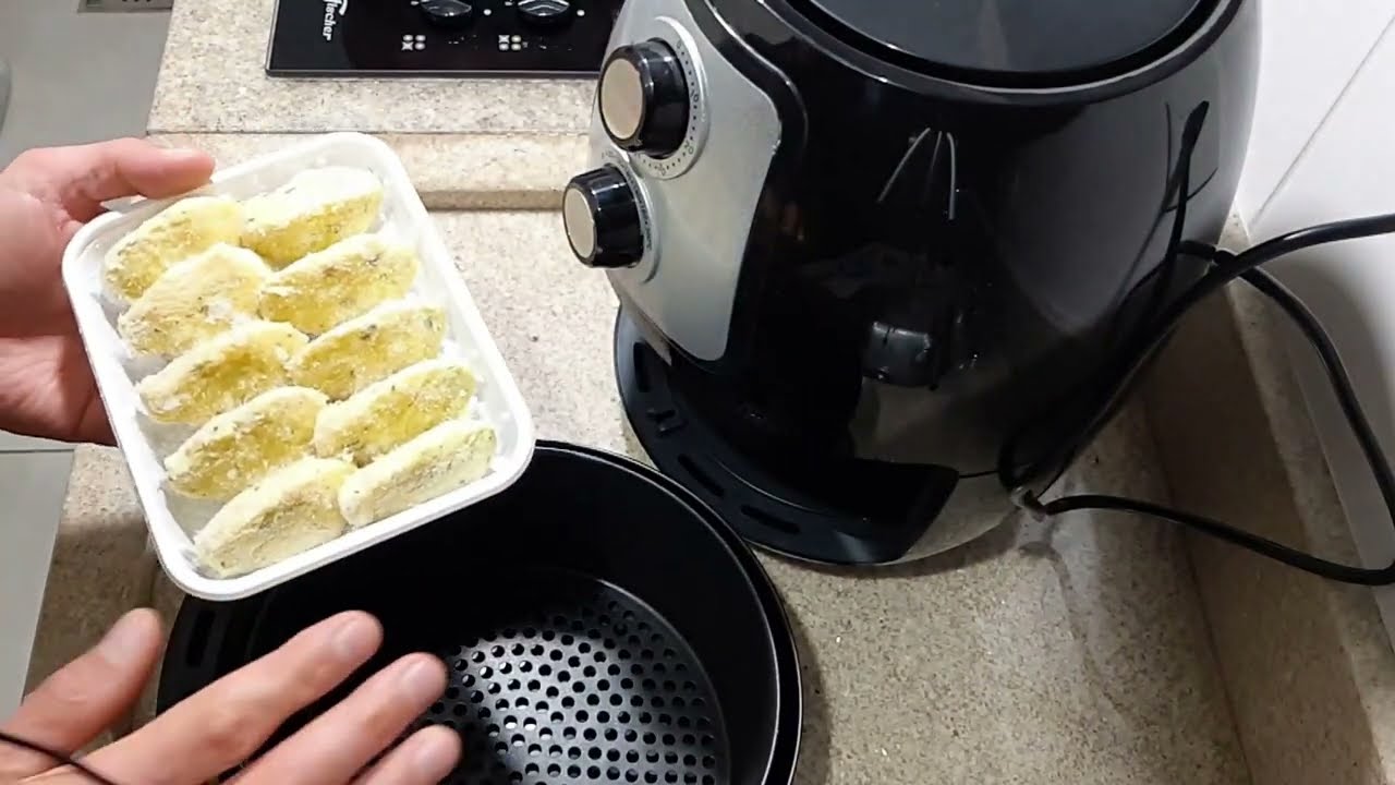 Bolinho de bacalhau na Air Fryer