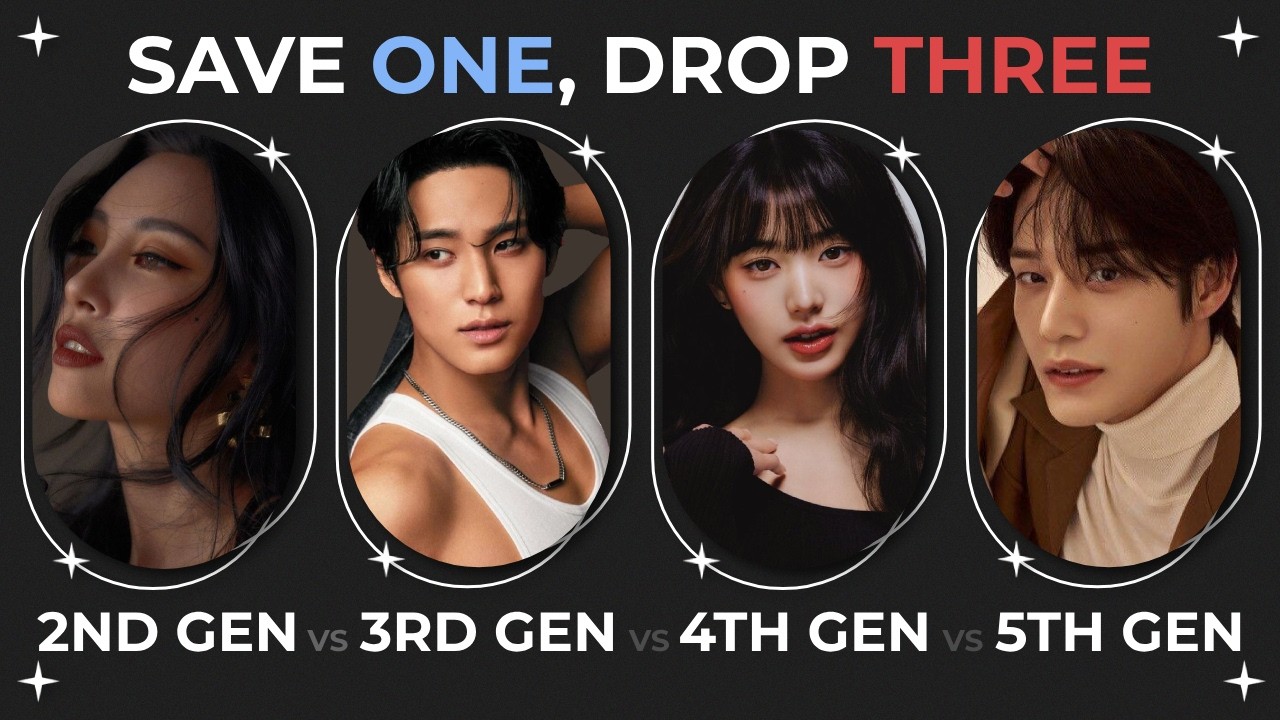 SAVE ONE, DROP THREE || 2ND GEN VS 3RD GEN VS 4TH GEN VS 5TH GEN [KPOP GAME]