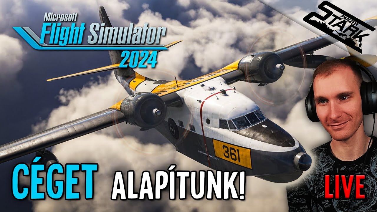 Microsoft Flight Simulator 2024 - 3.Rész (Végre Saját CÉG! Dől a Lóvé?) - Stark LIVE