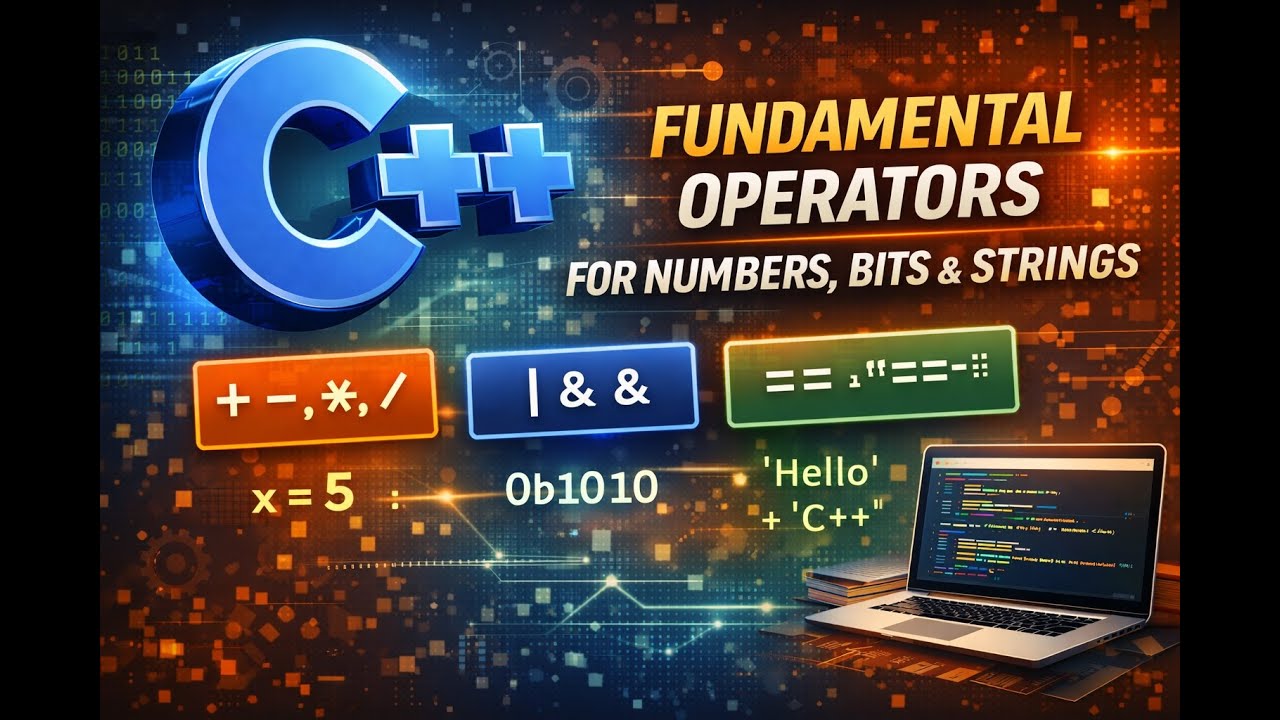 Podcast - C++ Basic Operators on Fundamental Data Types