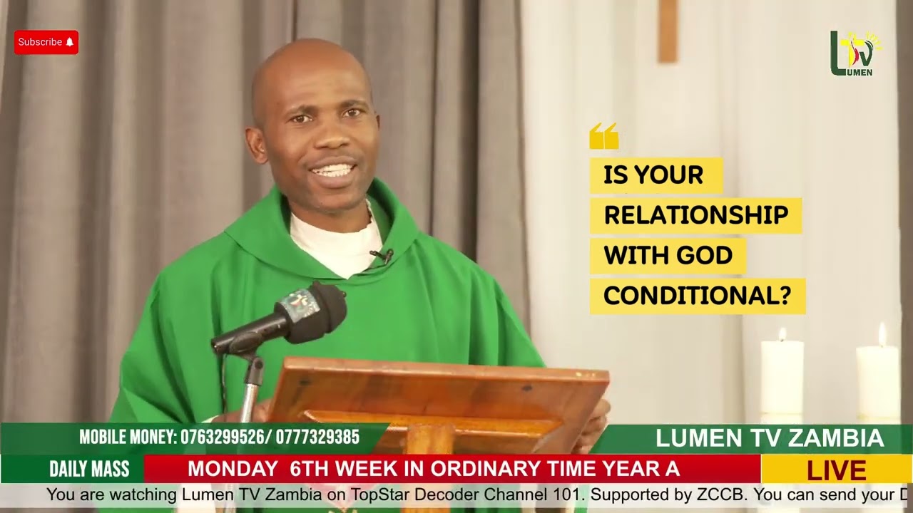 IS YOUR RELATIONSHIP WITH GOD CONDITIONAL? | Fr. Ntembula