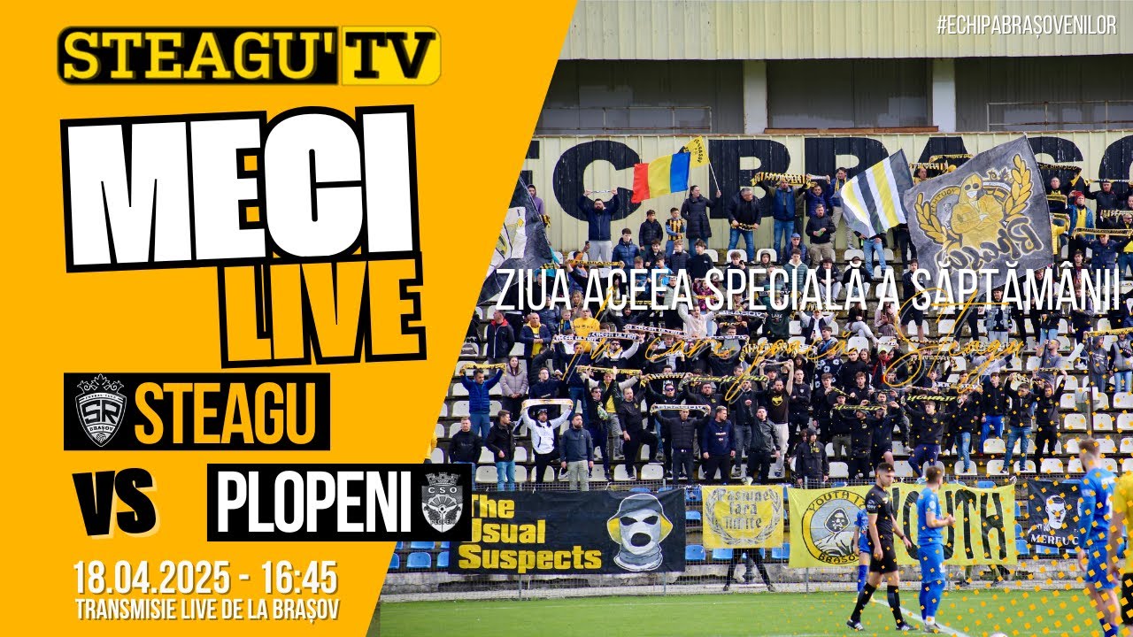 🔴STEAGU'TV | LIVE VIDEO | SR Brașov - CSO Plopeni | Play-Off Et. 5