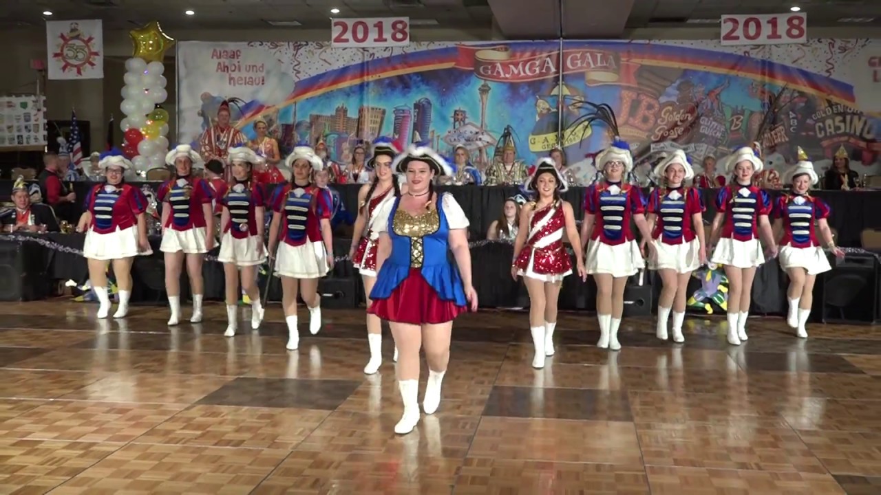 Garde Tanz - Anaheim KG Prinzengarde - complete show - GAMGA Gala 2018