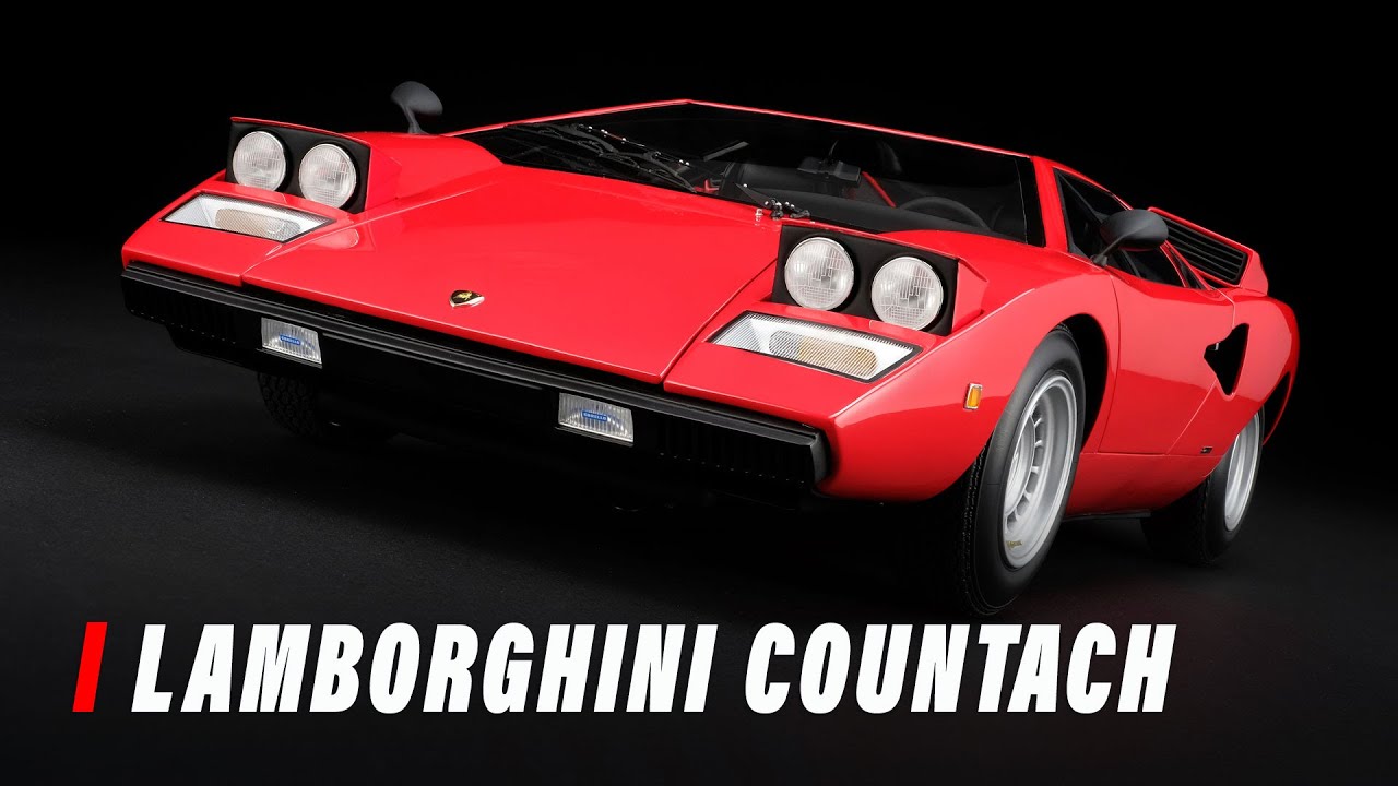 Lamborghini Countach LP400 1:8 Scale Model by Amalgam