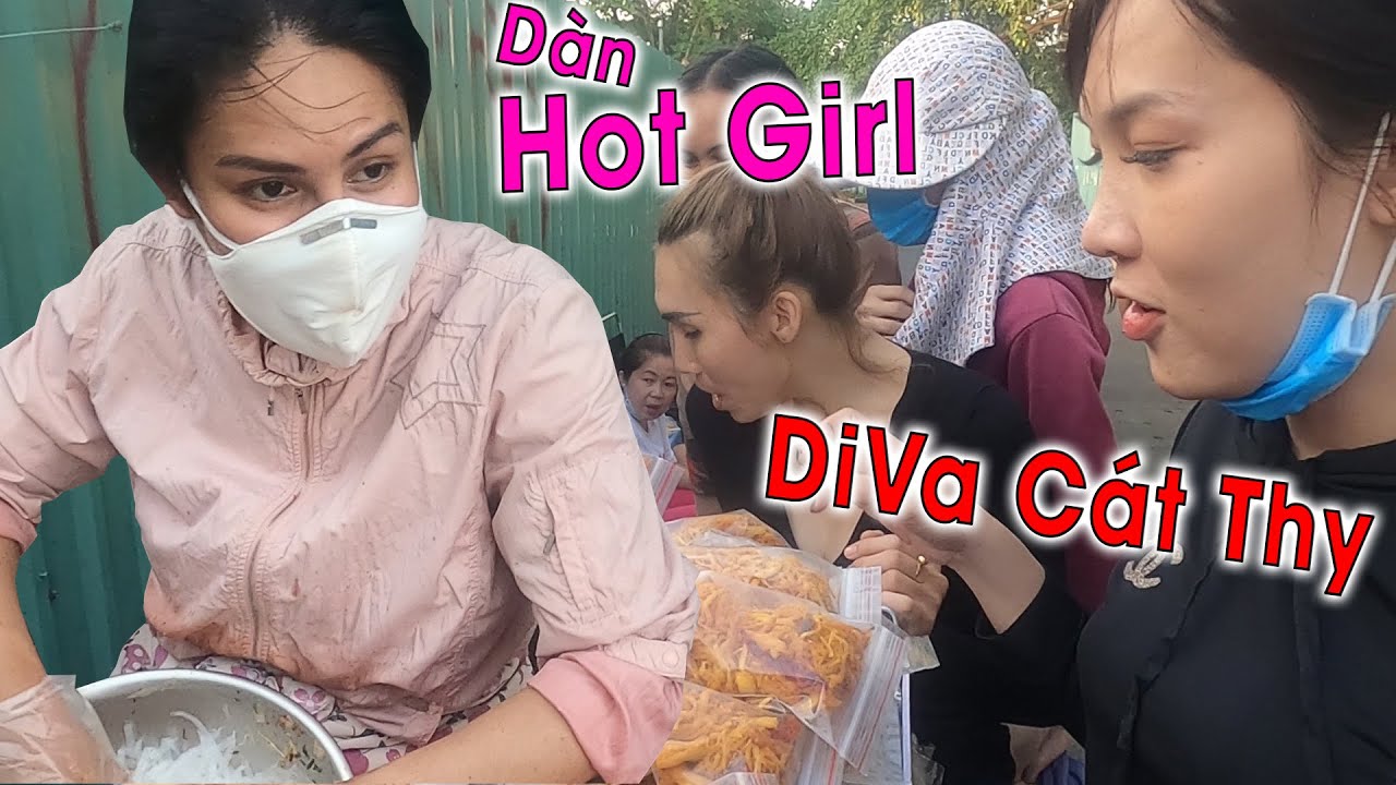 HotGirl Chuyển Giới Hội Ngộ Tại Tiệm Bánh Tráng DiVa Cát Thy Của Đoàn Lô Tô Hương Nam Cười Bể Bụng