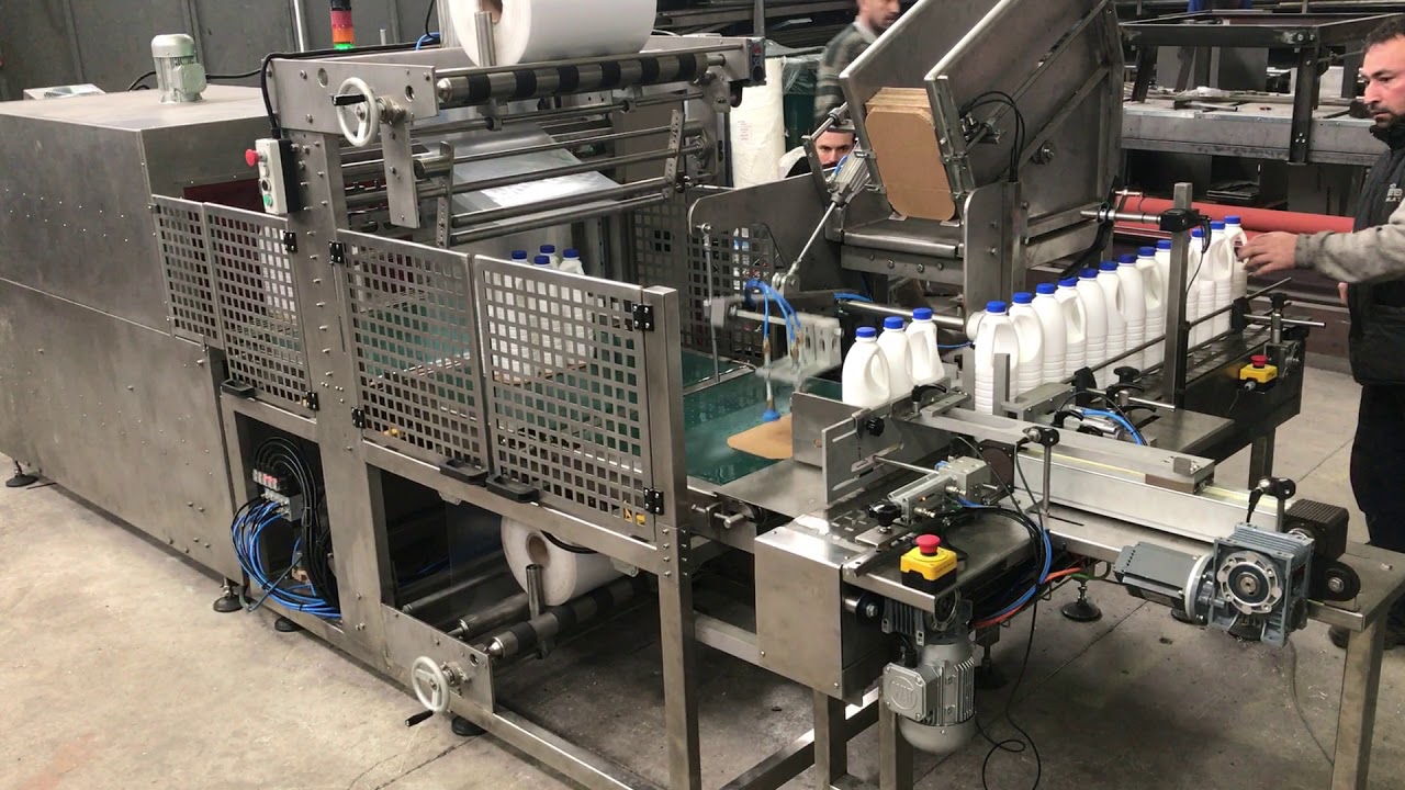 Yandan Beslemeli Karton Almalı Dizmeli Tam Otomatik Shrink Ambalaj Makinası