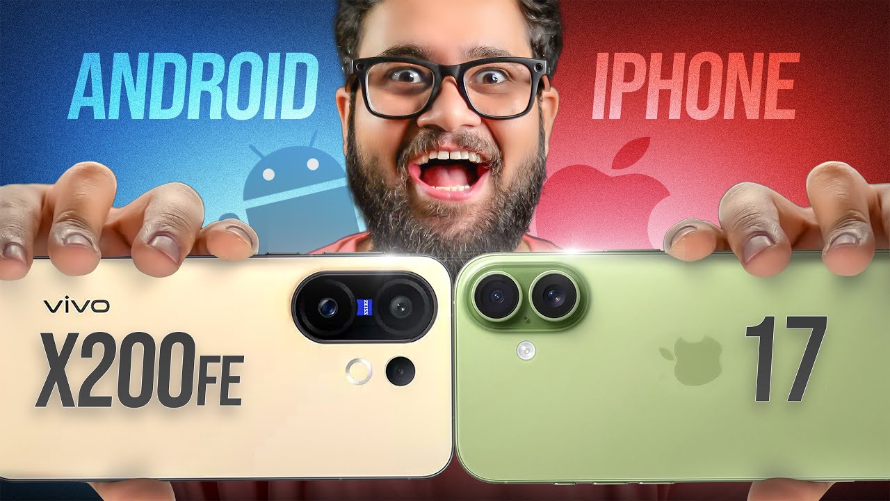 vivo X200 FE vs iPhone 17 *Full Comparison* Apple vs Android 🤖