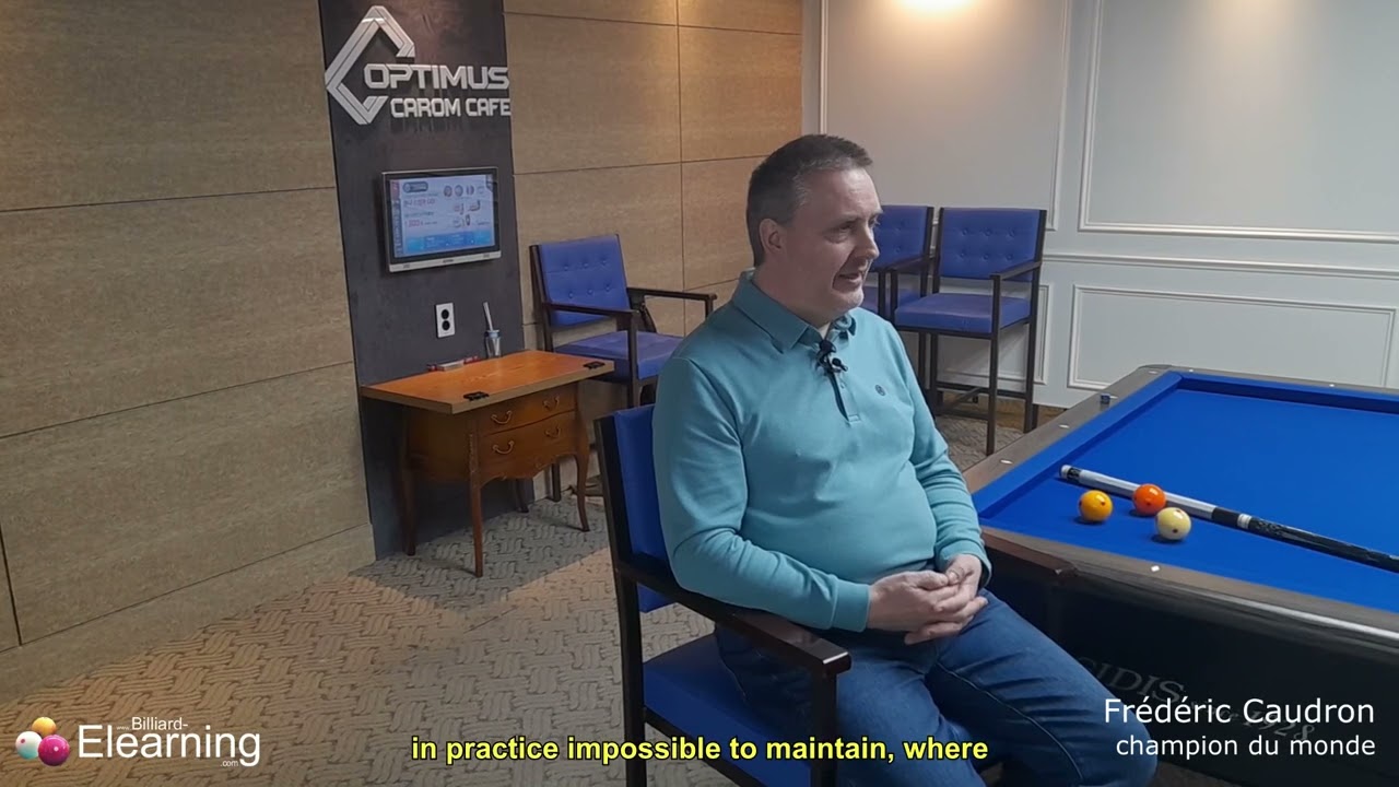 Billard français - Billiard E-Learning - Interview Frédéric Caudron FR st EN